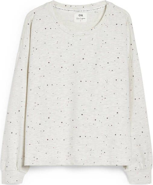 C&A pyjamatop met all over print wit