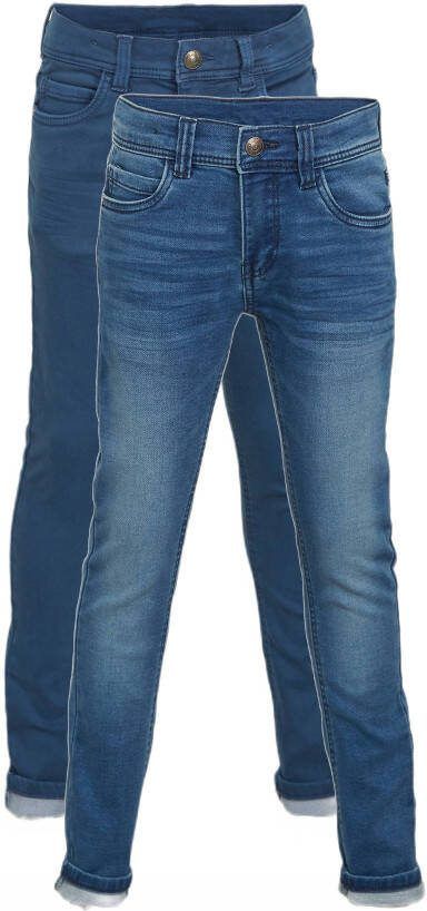 C&A skinny jeans en broek set van 2 stonewashed