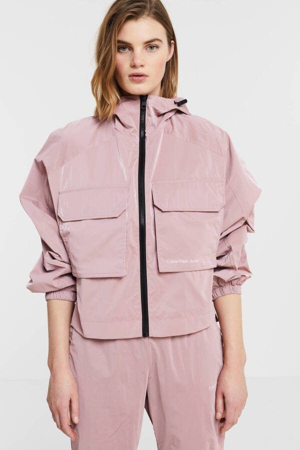 Calvin klein JEANS jas oudroze