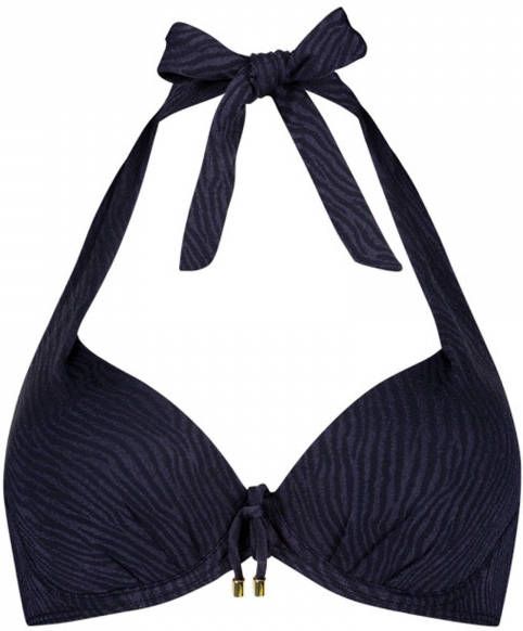 CYELL Voorgevormde bikinitop met beugel en zebraprint