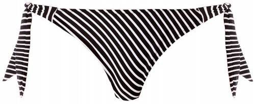 Freya gestreept strik bikinibroekje Beach Hut zwart/wit