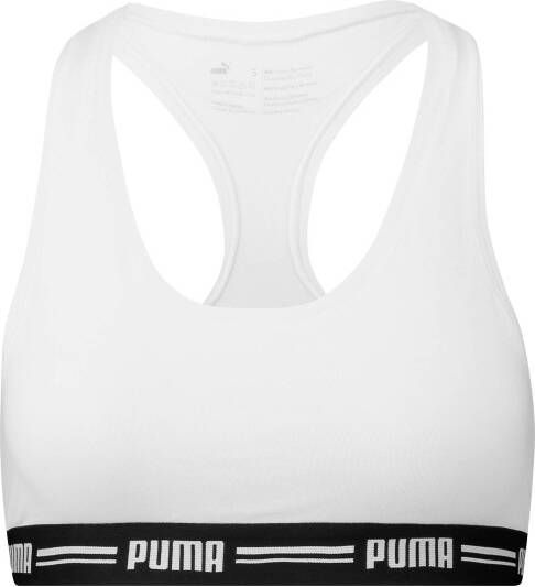 Puma Bralettes Racer Back Top Wit