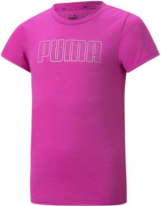 Puma T shirt met logo roze