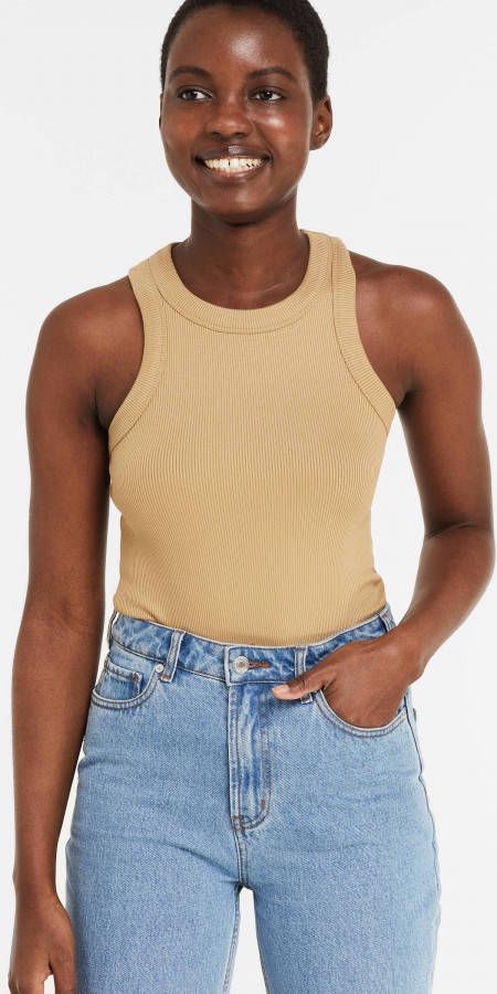 Scotch & Soda Gemerceriseerde tanktop met racerback