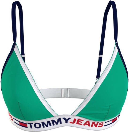 Tommy Hilfiger Triangel bikinitop met uitneembare vulling en logoband